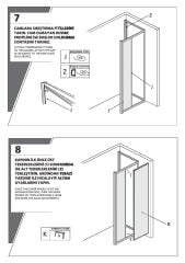 Shower Omen 80x100 İki Duvar Arası İçe Katlanır Kabin