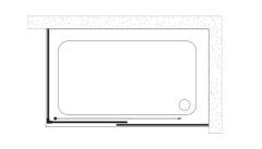 Shower Galaxy 70x120 Yan Panelli Lüks Kabin