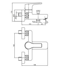 E.C.A. | LUNA BANYO BATARYASI ALTIN GÖRÜNÜMLÜ