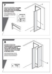 Shower Omen 90x110 İki Duvar Arası İçe Katlanır Kabin