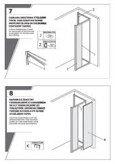 Shower Omen 90x120 İki Duvar Arası İçe Katlanır Kabin