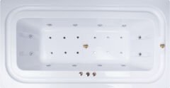 Shower 90x190 Poleteria Dikdörtgen Taşmalı Özel Küvet