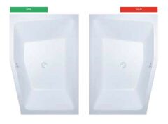 Shower Pentamega Beşgen Özel Küvet 110x130x190