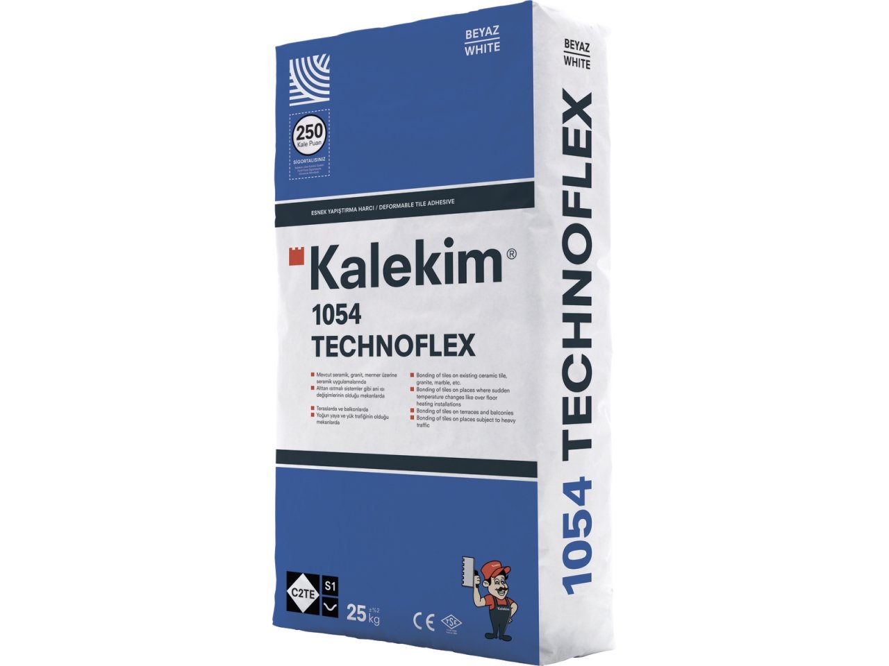 TECHNOFLEX 1054 Esnek Seramik Yapıştırma Harcı 25 Kg