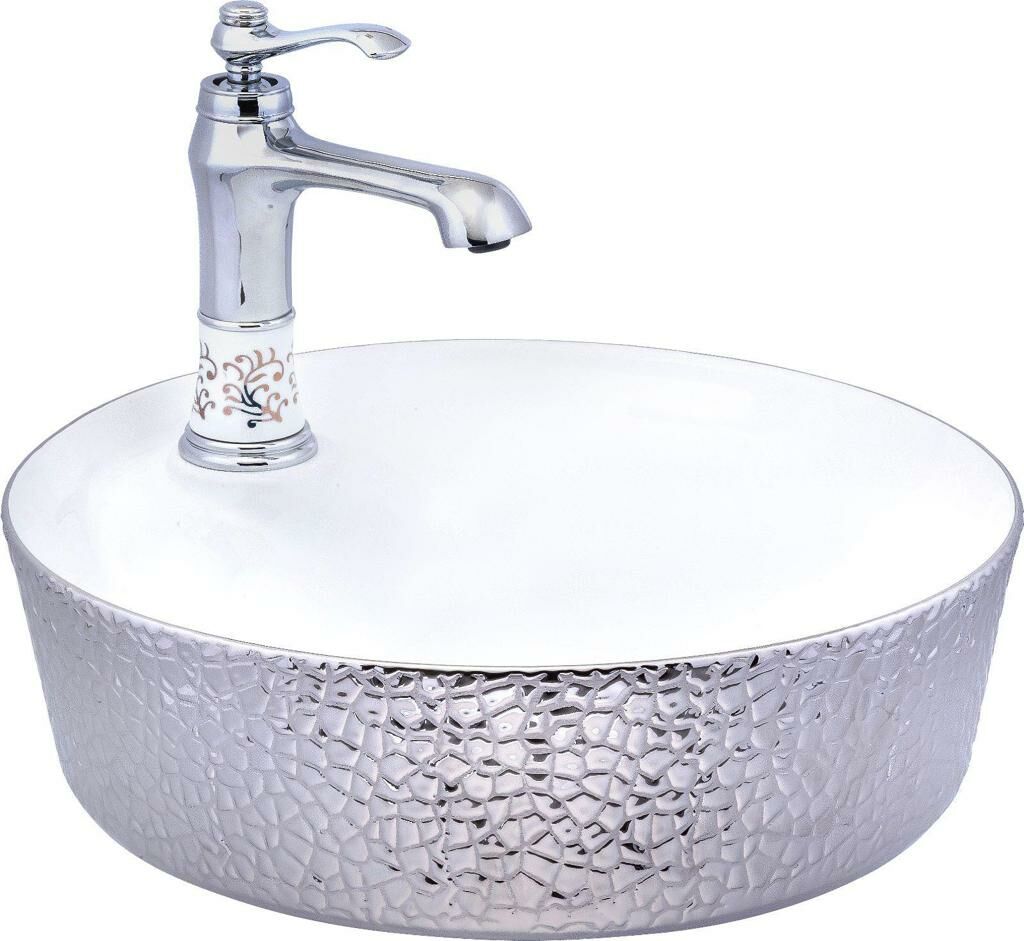 LPD 43,5x43,5 cm Oval Tezgah Üstü Lavabo
