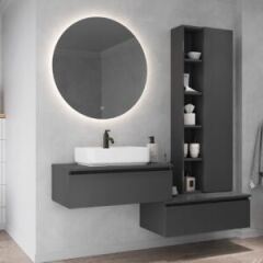Shower Nil 80 cm Banyo Dolabı