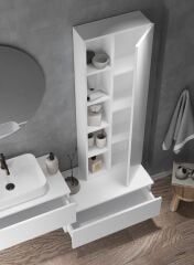 Shower Nil 80 cm Banyo Dolabı
