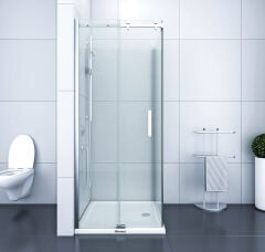 Shower Royal 90x90 2 Sabit 2 Kayar Köşe Girişli Kabin