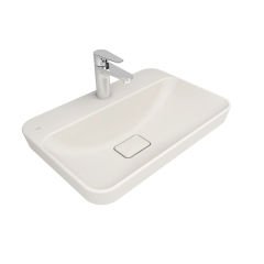 Kale Zero 2.0 Yarı Gömme Dikdörtgen Lavabo Mat İnci 60X40 Cm