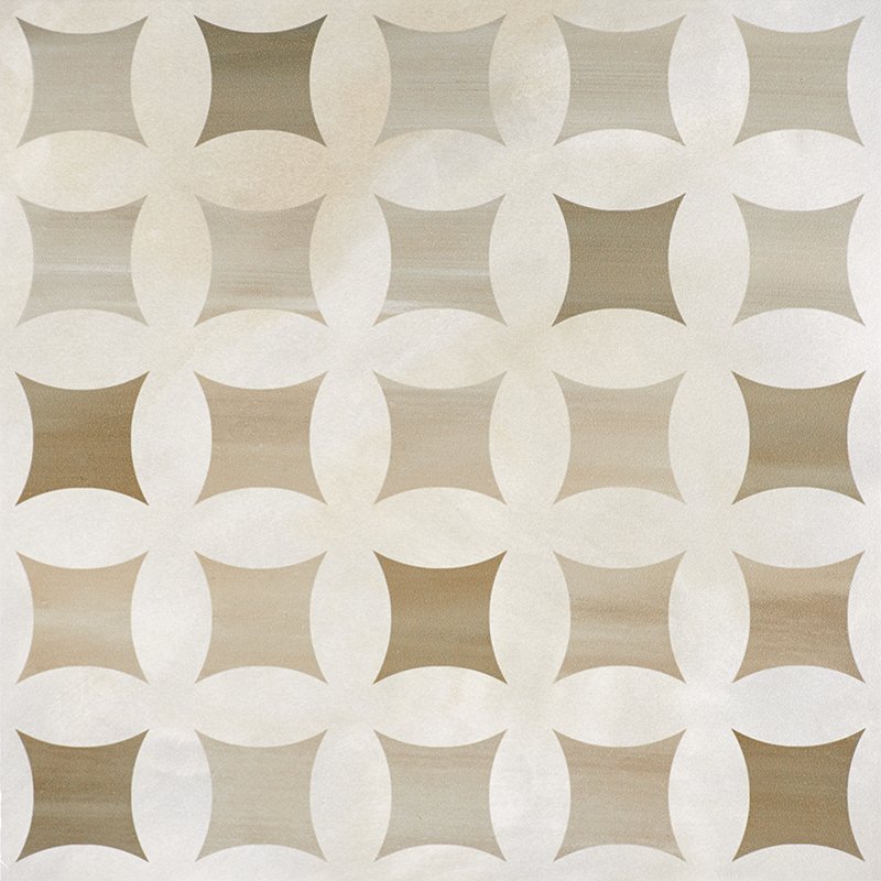 SERRA | 60*60 CODE 511 CAMELIA CAPPUCINO&SEDEF BEYAZ YER DEKOR ''Paket fiyatıdır.''