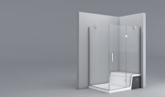 Shower Drawer Çekmeceli Dikdörtgen Flat Duş Teknesi 80*130