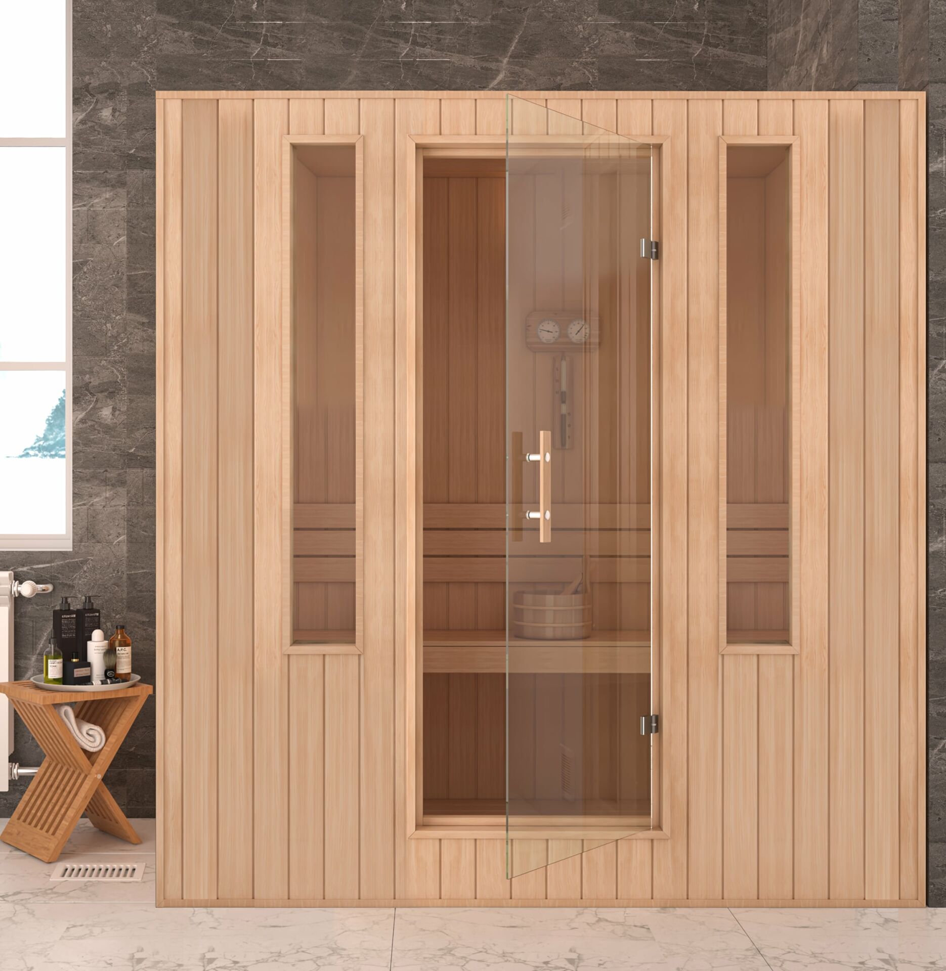 Shower Stark Ev Tipi Sauna