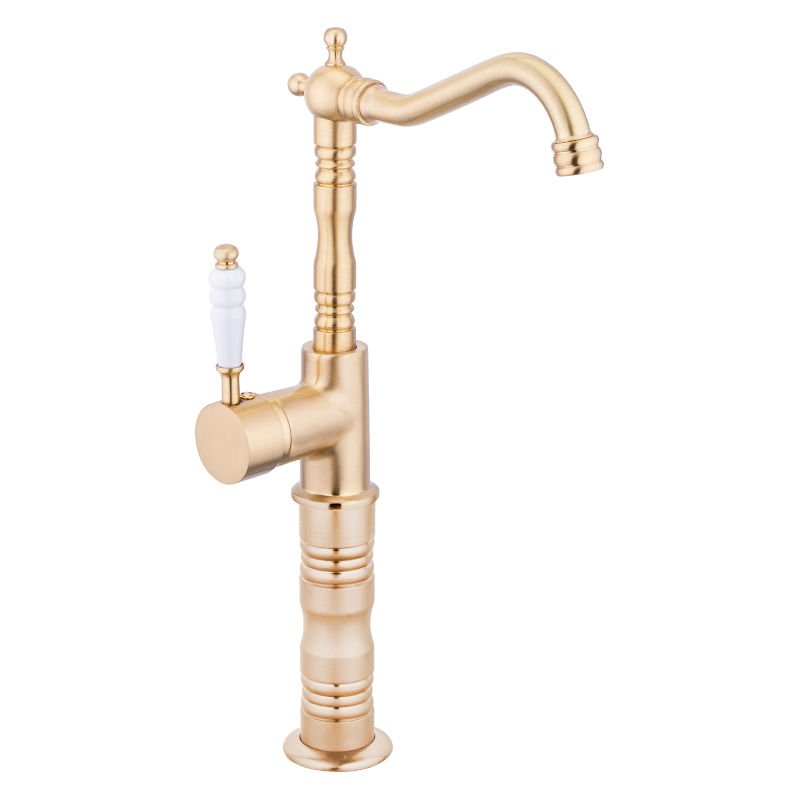 LPD Luna Çanak Lavabo Batarya Mat Gold