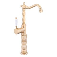 LPD Luna Çanak Lavabo Batarya Mat Gold