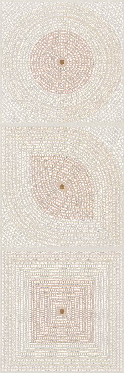 SERRA | 30*90 CODE 518 FLAVIA BEJ GEOMETRİK DEKOR ''Paket fiyatıdır.''