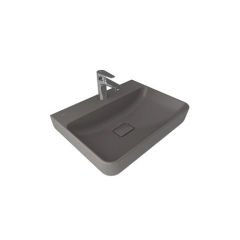 Kale Zero 2.0 Dikdörtgen Lavabo Mat Antrasit Gri 60X45cm