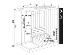 Shower Lucianna Sauna + Kompakt