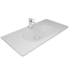 Kale Zero 2.0 Etajerli Lavabo Mat Beyaz 100X50 cm