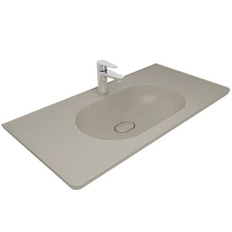 Kale Zero 2.0 Etajerli Lavabo Mat Vizon 100X50 cm