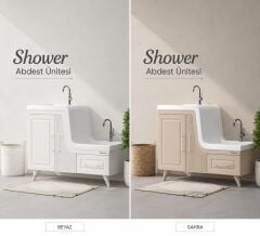 Shower Ceylin 105 cm Abdest Ünitesi Sahra