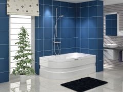 Shower Lima 90x150 Asimetrik Oturmalı Küvet
