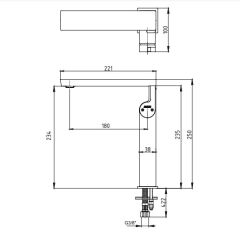 E.C.A. | ICON YÜKSEK TİP LAVABO BATARYASI