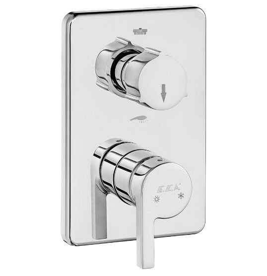 E.C.A. | ICON ANKASTRE BANYO/DUŞ BATARYASI SIVA ÜSTÜ GRUBU – 2 YOLLU