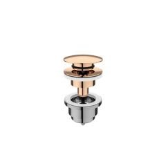 Kale Novatik Universal Lavabo Süzgeci Yuvarlak Rose Gold