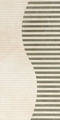 SERRA | 30*60 CREMA UNIQUE BEJ VİZON ÇİZGİ DEKOR 1 ''Paket fiyatıdır.''