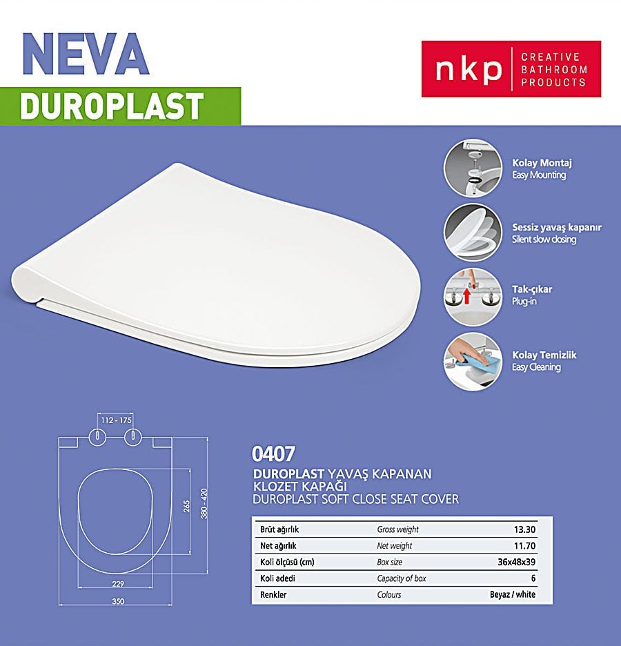 NKP | NEVA YAVAŞ KAPANAN KAPAK