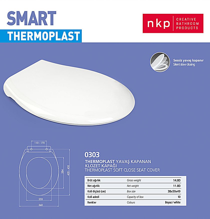 NKP | SMART YAVAŞ KAPANAN KAPAK