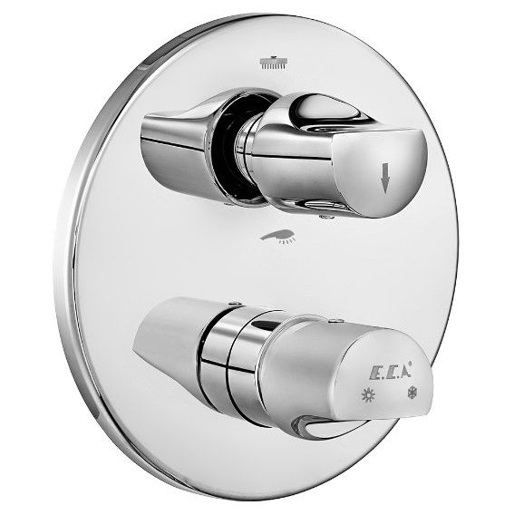 E.C.A. | MYRA ANKASTRE BANYO BATARYASI SIVA ÜSTÜ GRUBU - 3 YOLLU