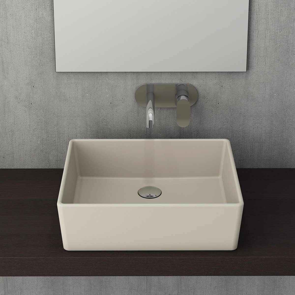 Bocchi | Milano Çanak Lavabo 50 cm Mat Yasemin