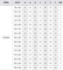 Shower Taurus Ev Tipi Sauna