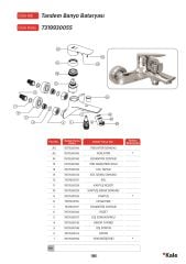 Kale Tandem Banyo Bataryası