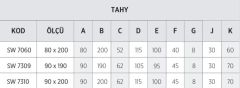 Shower Tahy 90x200 Dikdörtgen Oturmalı Küvet