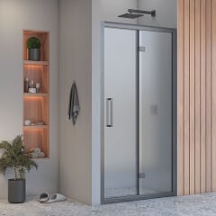 Shower Bold 180 cm 1 Sabit 1 Açılır İki Duvar Arası Nokta Menteşeli Kabin
