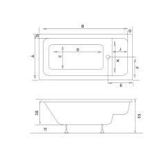 Shower Premium 90x200 Özel Küvet