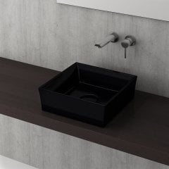 Bocchi | Vessel Çanak Lavabo 38*38 cm Parlak Siyah