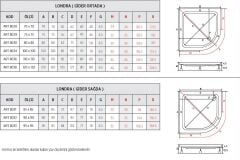 Shower 85x85 Oval Duş Teknesi (Panelli)