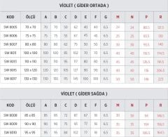 Shower 85x85 Oval Duş Teknesi (Panelli)