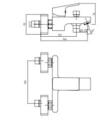 E.C.A. | TIERA BANYO BATARYASI MAT SİYAH