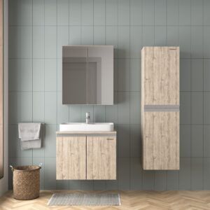 Shower Kumsal 80 cm Banyo Dolabı