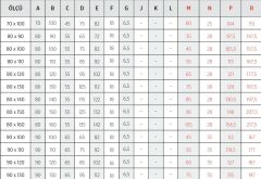 Shower 100x120 Oval Asimetrik Duş Teknesi (Panelli)