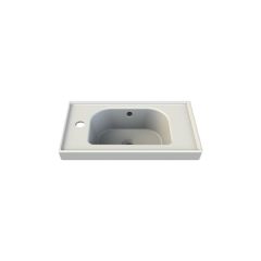 TURKUAZ | FRAME ETAJERLİ LAVABO 50 CM (SOLDAN BATARYA DELİKLİ)
