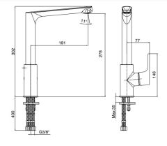 E.C.A. LUNA EVİYE BATARYASI ALTIN GÖRÜNÜMLÜ