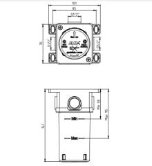 E.C.A. | ANKASTRE DUŞ BATARYASI SIVA ALTI GRUBU ALTIN GÖRÜNÜMLÜ