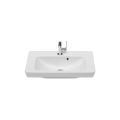 TURKUAZ | PORTO ETAJERLİ LAVABO 65x38 CM