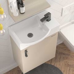 Shower Litos 45 cm Banyo Dolabı Sahra