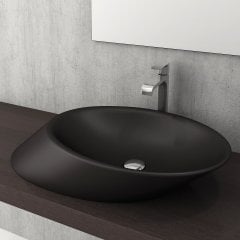 Bocchi | Vessel Çanak Lavabo 70 cm Mat Siyah